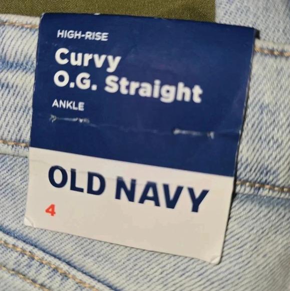 Womens Old Navy, size 4, Curvy O.G. Straight ankle jeans,  NEW WITH TAGS! - Picture 5 of 5